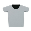 Magnetic Shirt Memo Clip - White
